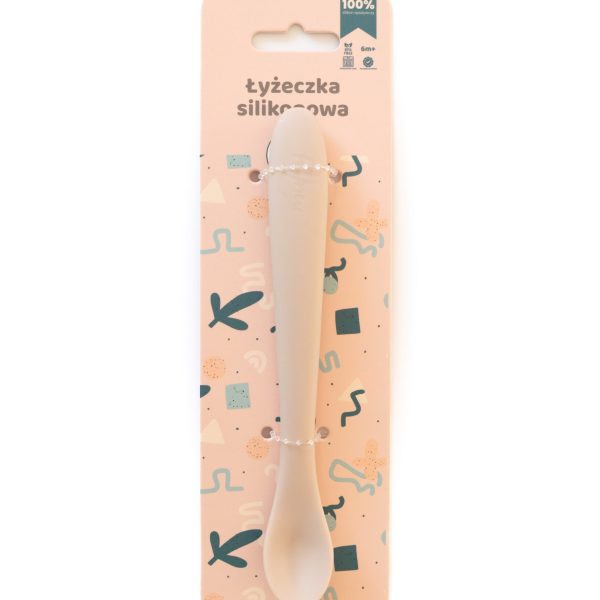 Łyżeczka silikonowa - Beige