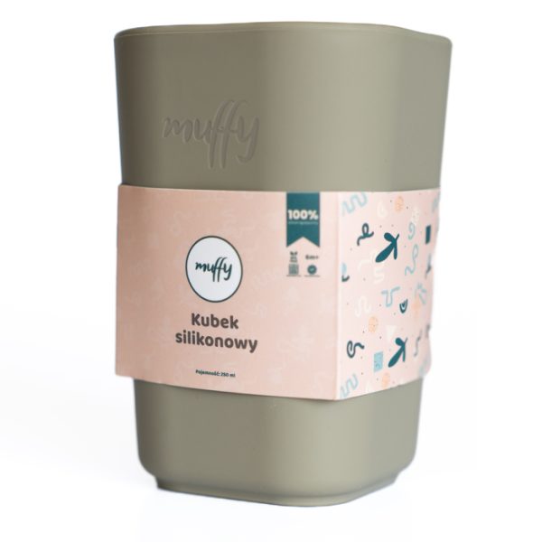 Kubek silikonowy - Sage